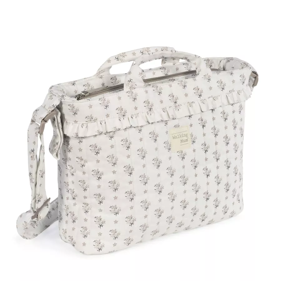 Bolsa Canastilla Botton Flores Walking mum